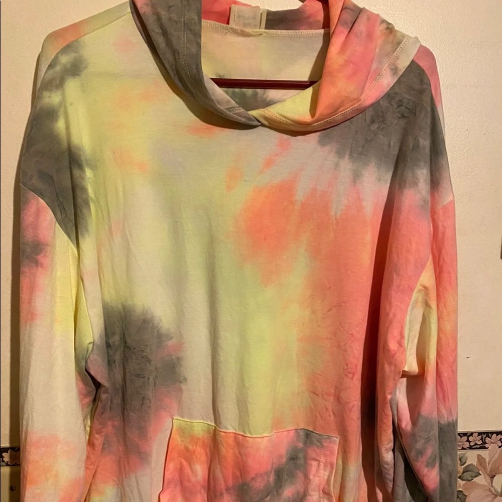 Boutique tie dye hoodie